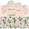 169 Pieces Cactus Birthday Party Decorations, Succulent Dinnerware with Plates, Napkins, Cups, Cutlery, and Tablecloth (Serves 24)